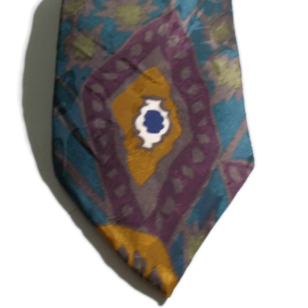 Classic Oscar de la Renta Muliti Color 100% Silk Men's Tie